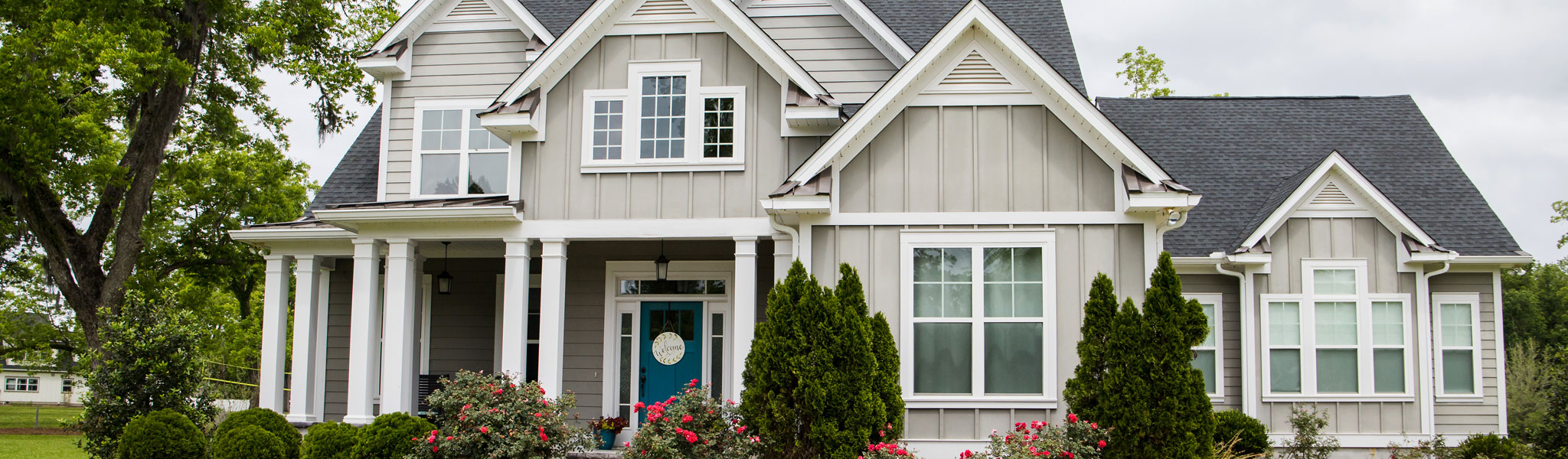 Single Family New Construction Home In Suburb Neighborhood In The South